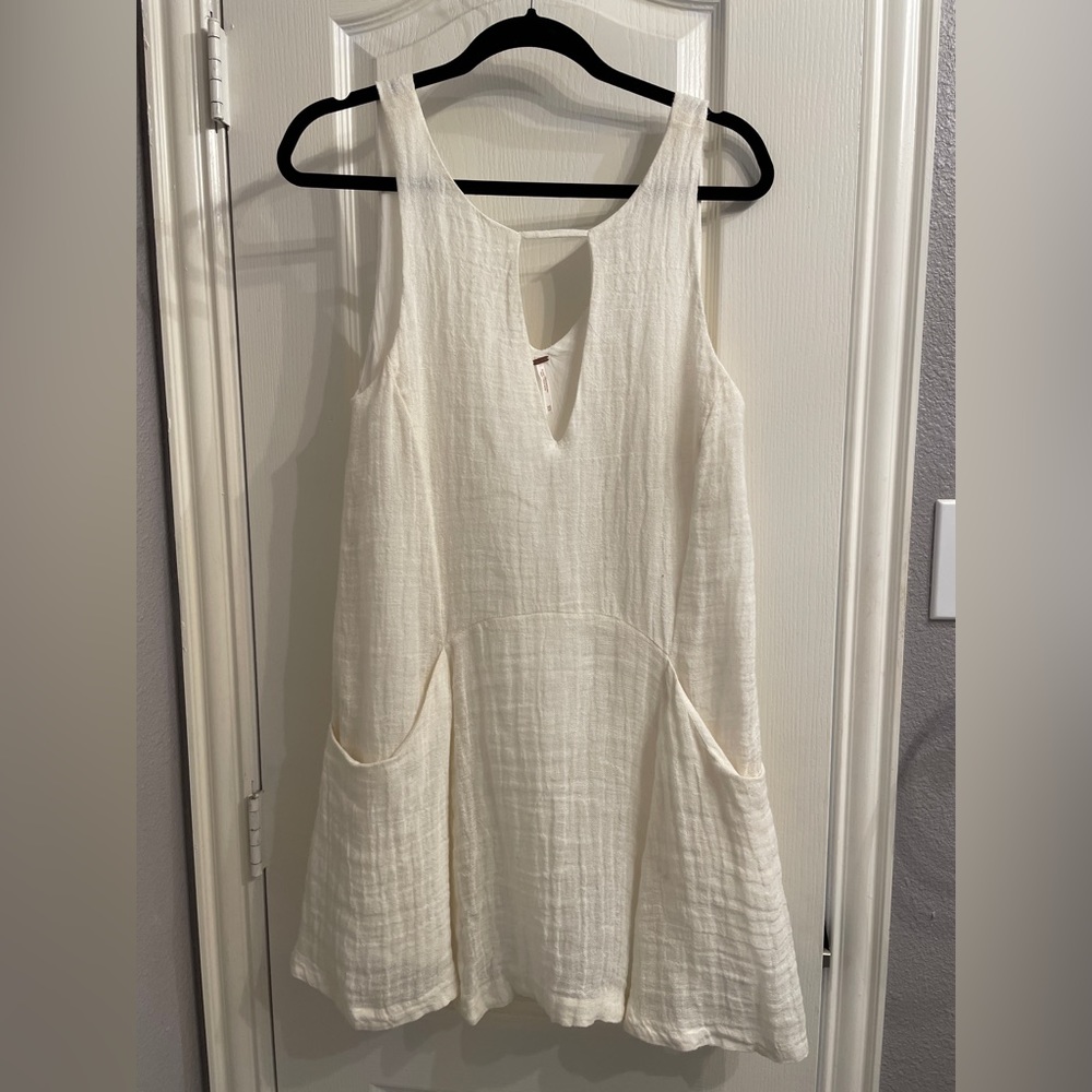 Free People White Dress - Size XS - Pre-Owned